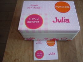 geboortekistje voor Julia3