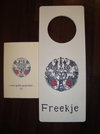 Deurhanger voor Freekje