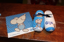 Geboorteklompjes Gijs