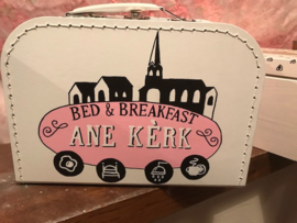 Koffertje voor opening bed and breakfast