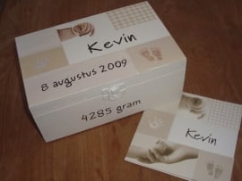 geboortjekistje voor Kevin