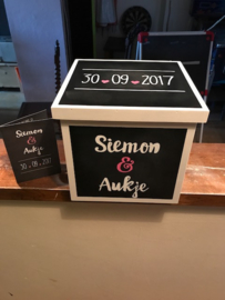 trouwkistje Simon en Aukje