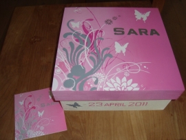 geboortekist voor Sara