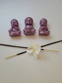Boeddha set paars