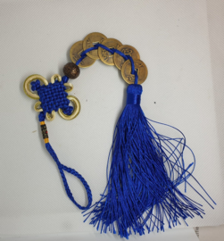 Lucky charm Hanger blauw.