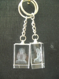 Sleutelhanger kristal Buddha