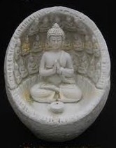 Boeddha in ei (wit)