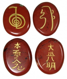 Reiki symbolenset rode Jaspis