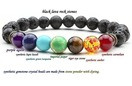 Chakra Balance Bracelet Black