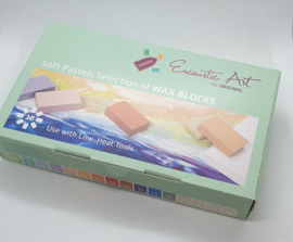 Soft Pastels Selection of Wax Blocks.