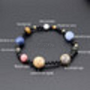 Galaxy armband natuursteen Zonnestelsel.