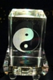 Laserblok Ying & Yang