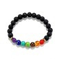 Chakra Balance Bracelet Black