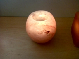 Himalayazout theelicht rond