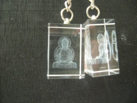 Sleutelhanger kristal Buddha