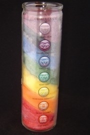 In tegenspraak postkantoor Margaret Mitchell Chakra-kaars met edelstenen | Chakra produkten | Raphaelshop