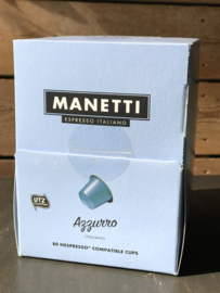 Manetti 'Azzurro' capsules (nespresso compatible)