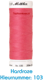 Seralon 200m roze/ cyclaam/ rood tinten