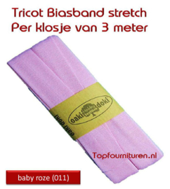 Tricot Biaisband Jersey baby roze