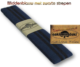 Sierband Galloon-Trim hoofdkleur middenblauw