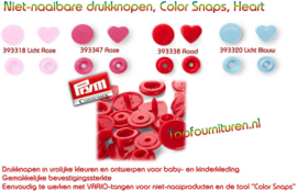 Colorsnaps hartje, diverse kleuren