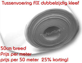 Tussenvoering FIX dubbelzijdig kleef