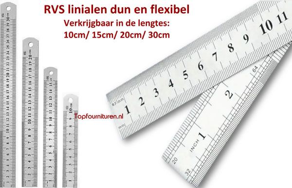RVS flexibele linialen