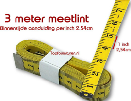 Coupeuse/kleermaker meetlint 3 meter