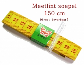 Meetlint 150 cm soepel (Staffelkorting)
