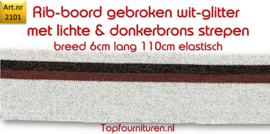 Rib-boorden met Lurex