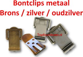 Bontclips metaal