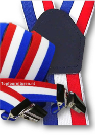 Bretels rood wit blauw