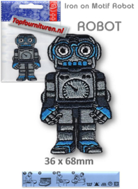 Iron on Motif Robot - ROBOT