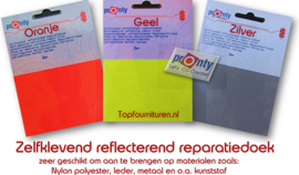 Zelfklevend reflecterend reparatiedoek Pronty