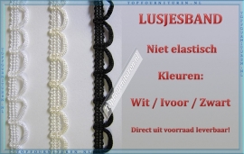 Lusjesband (niet elastisch)