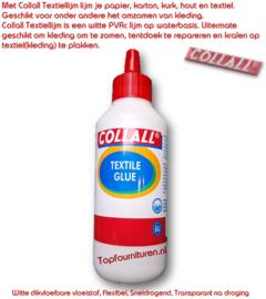 Collall textiellijm 250 ml (grootverbruik)