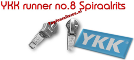 YKK runner spiraalrits no.8 (N)