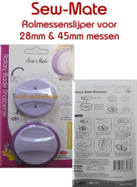 Sew-Mate rolmessenslijper 28mm & 45mm