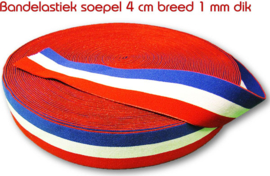 Bandelastiek soepel 4cm