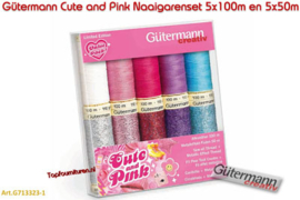 Gütermann Cute and Pink Naaigarenset 5x100m en 5x50m
