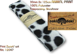 Sierband Galloon-Trim Animalprint