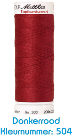 Seralon 200m rood/ bordeaux tinten