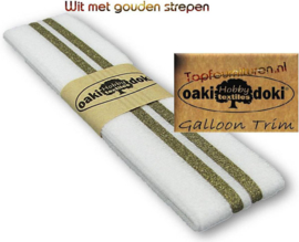 Sierband Galloon-Trim hoofdkleur wit