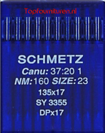 Schmetz Canu: 37:20 1 NM: 160 Size: 23 135x17 SY 3355 DPx17