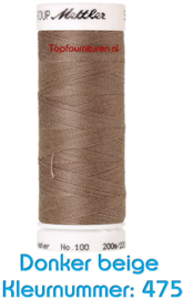 Seralon 200m donker beige tinten