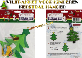 Viltpakket voor kinderen Kerstboomhanger