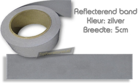 Reflecterend band zilver 2.5cm / 3.0cm & 5cm breed