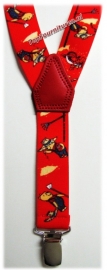 Kinderbretels Rood Winnie The Pooh