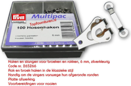 Broek & rokhaken 6mm 100 stuks in voordeeldoos Prym 265266