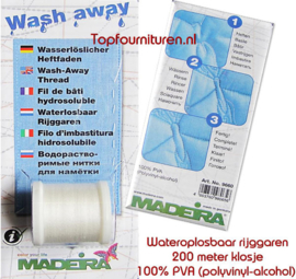 Wash away - wateroplosbaar rijggaren